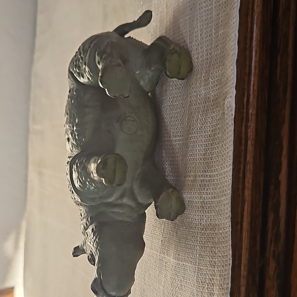 Vintage AAA solid rubber Rhinocerous Figure - Picture 8 of 8